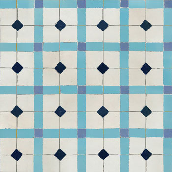 Mosaic House Moroccan tile Madison 26-13-20-3 Midnight Blue,   Light Turquoise,   Sea Blue,   Polar White,    solid zellige, mosaic, zellij, field, pattern, glaze, classic 